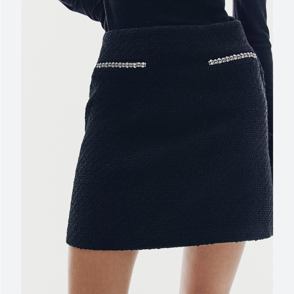 H&M Boucle Mini Skirt